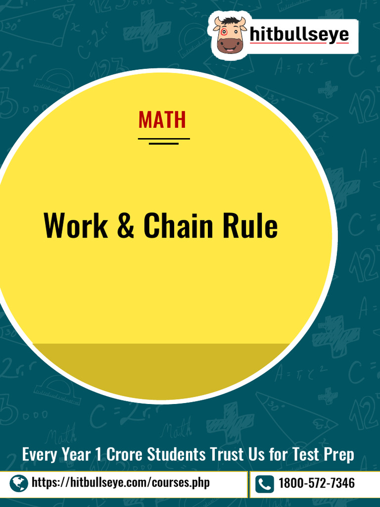 Work and chain rule pdf mathematics