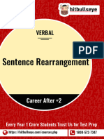 Sentence Rearrangement