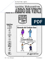 4 - Agosto - Biología - 2do