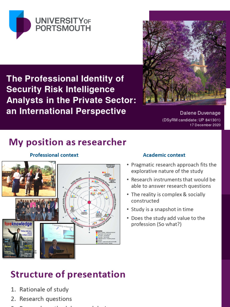 Security Risk Intelligence Analysts' Identity | PDF | Identity (Social ...
