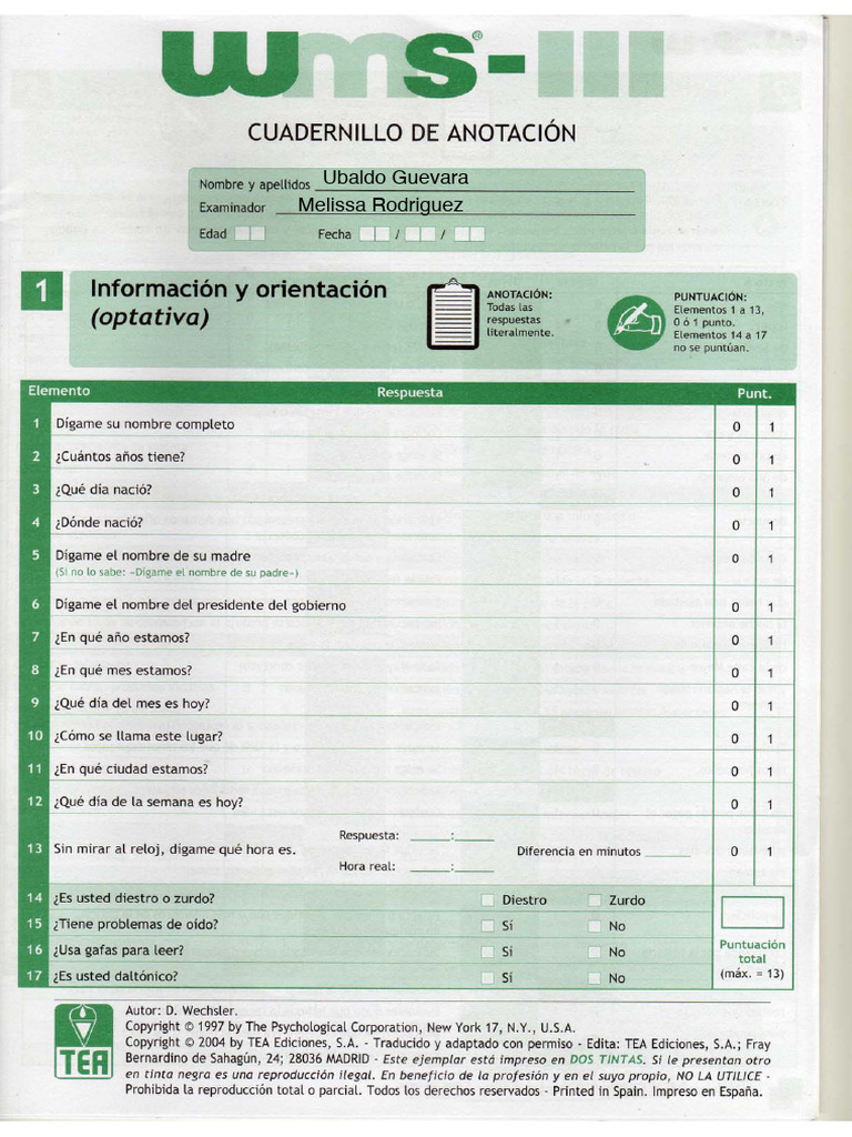WMS Iii | PDF