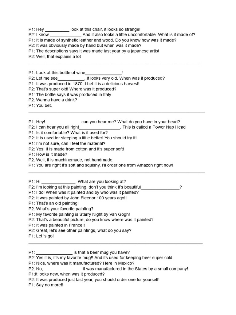 Passive Voice in Everyday Conversations | PDF | Language Arts ...