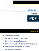 MODULE 1 (Vectors)