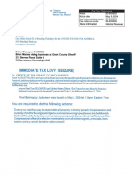 Levy Copy B Sent To Grant County Sheriff Department