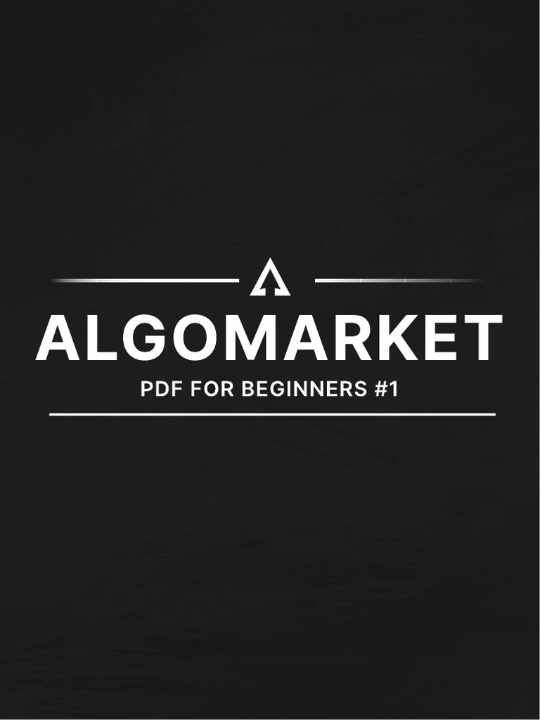 Algomarket pdf for beginners 1 pdf market liquidity financial