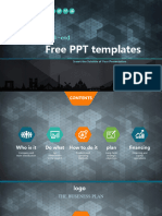 Blue Black Business PowerPoint Templates