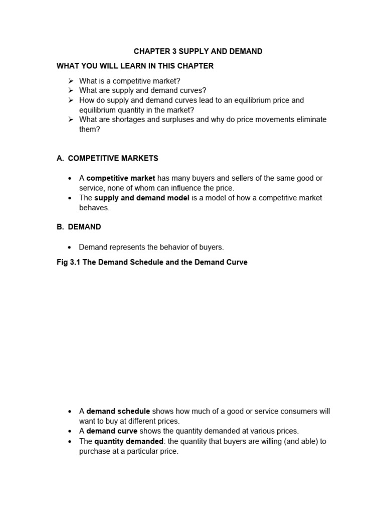 Supply and Demand Fundamentals Explained | PDF | Supply And Demand ...