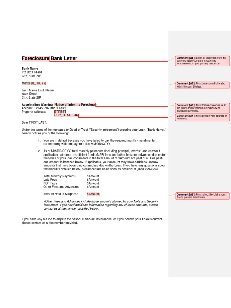 Foreclosure Eviction Examples PDF | PDF | Foreclosure | Mortgages