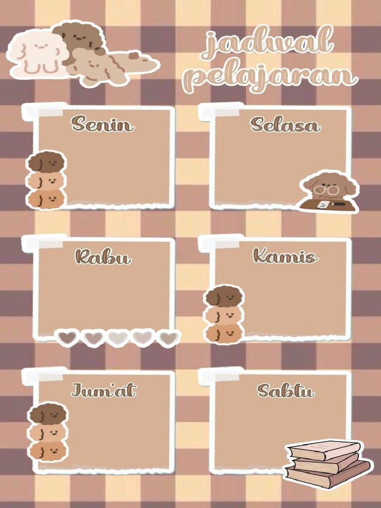 Jadwal Pelajaran | PDF