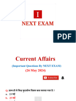 26 May 2024 Current Affairs by NEXT EXAM