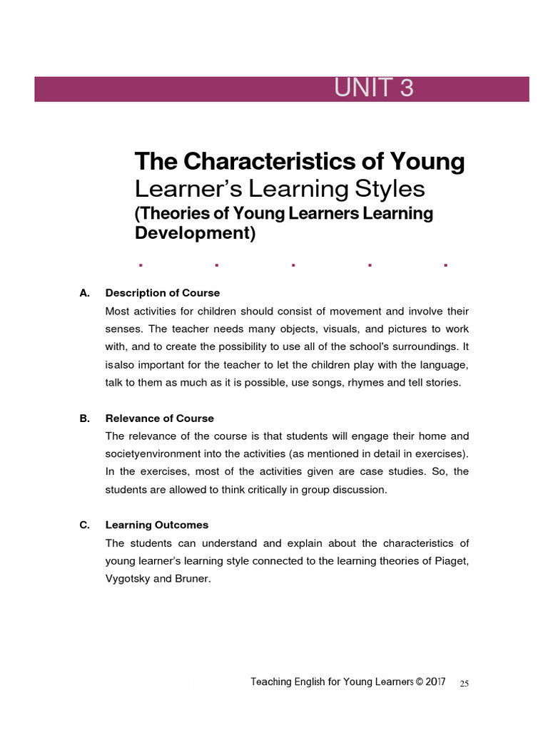 Young Learners' English Learning Styles | PDF | Learning | Learning Styles
