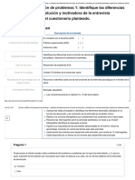 Descripción de La Actividad: Componentes Del Aprendizaje