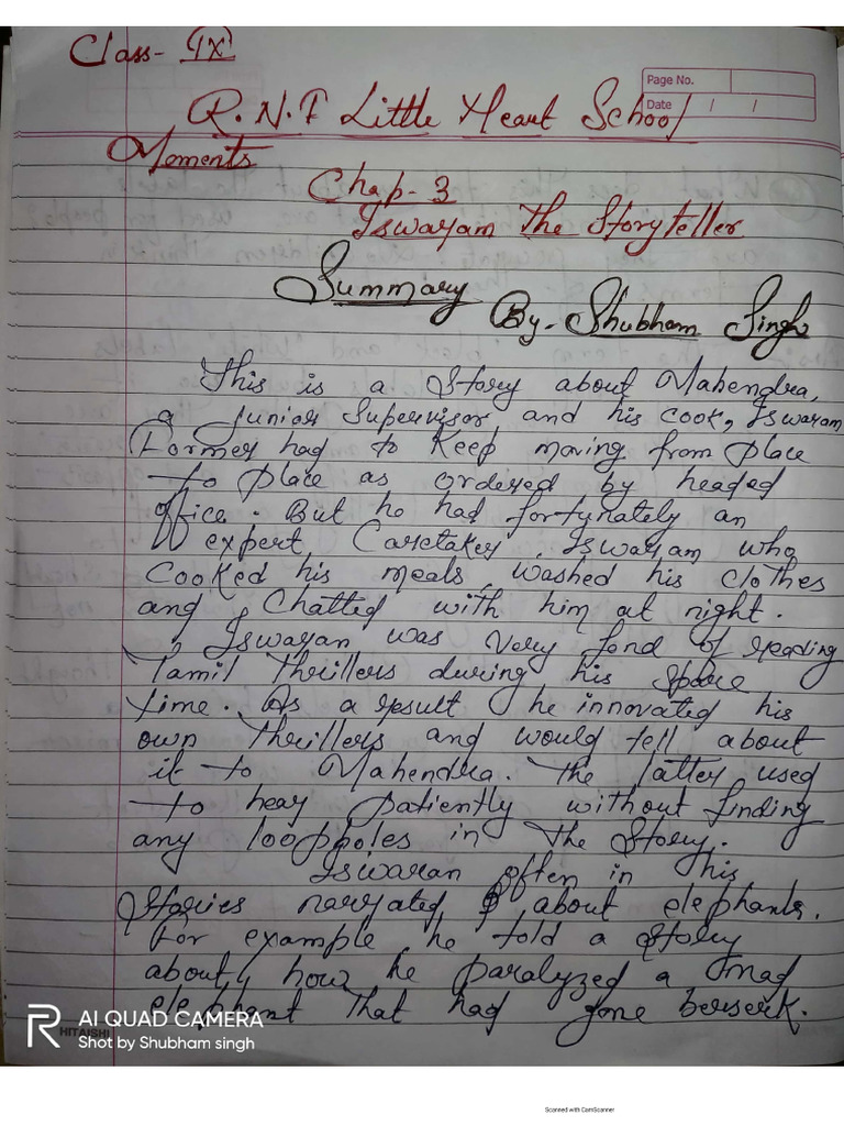 Class 9 Moments Chap 3 Solutions Pdf