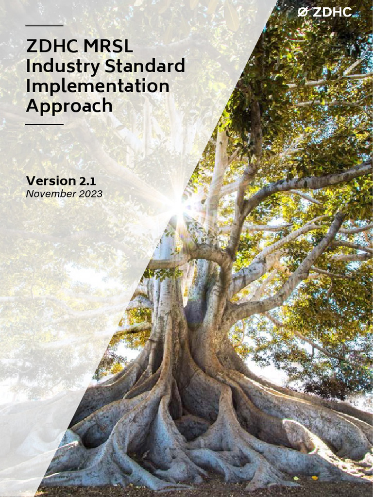 ZDHC MRSL Industry Standard Implementation Approach: November 2023 ...