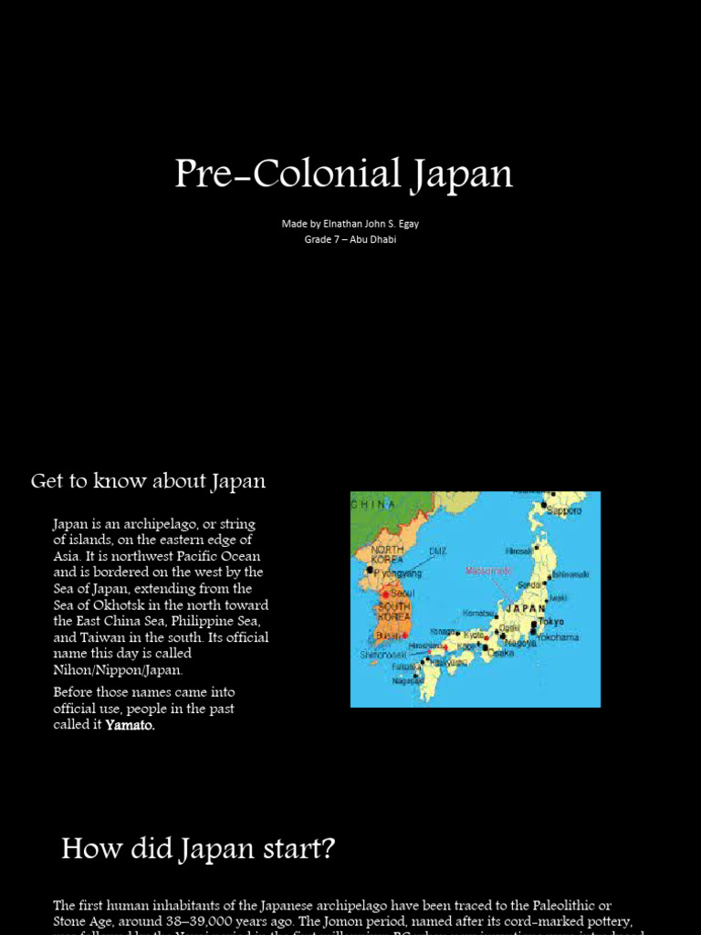 Pre-Colonial Japan: History Overview | PDF | Shogun | Japanese People