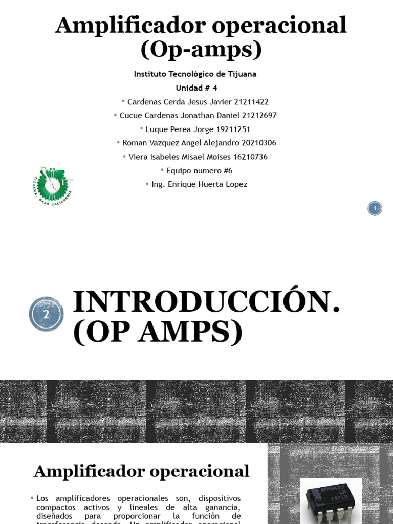 Amplificador Operacional (Op-Amps) | PDF | Amplificador operacional ...
