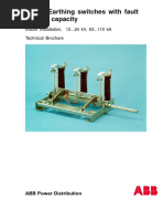 EK6 Earthing Switch Manual 12-24kV | PDF | Switch | Components