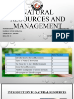 DK Natural Resources and Management