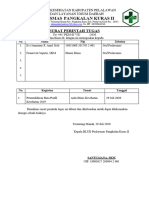 SURAT PERINTAH TUGAS KOSONG