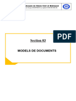 Modeles des documents