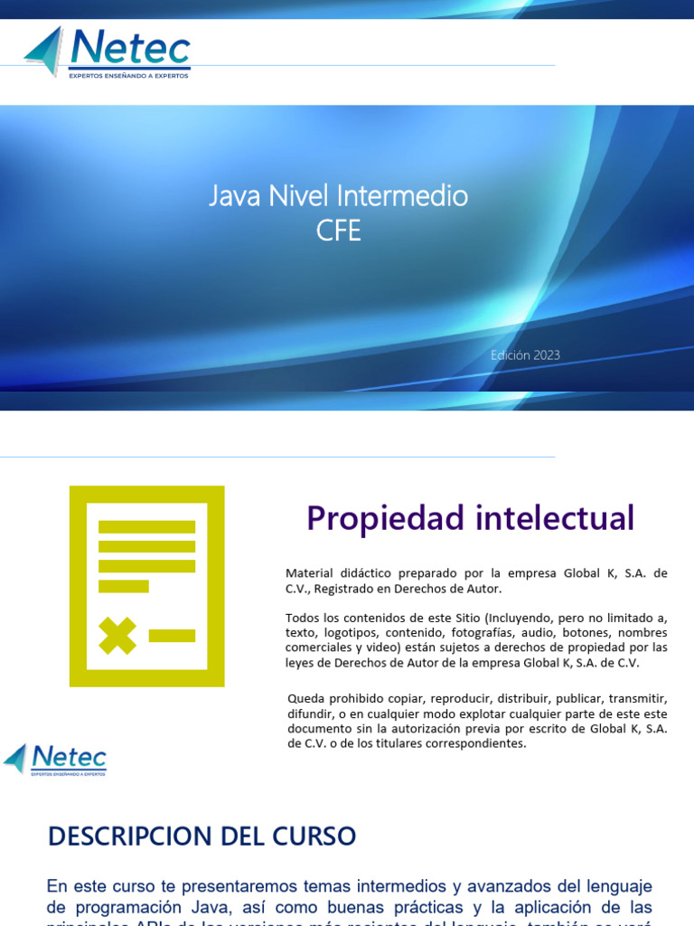Curso Intermedio de Java: APIs y Prácticas | PDF | Java (lenguaje de ...