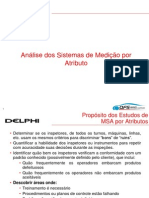 MSA por Atributos - Análise e Melhoria