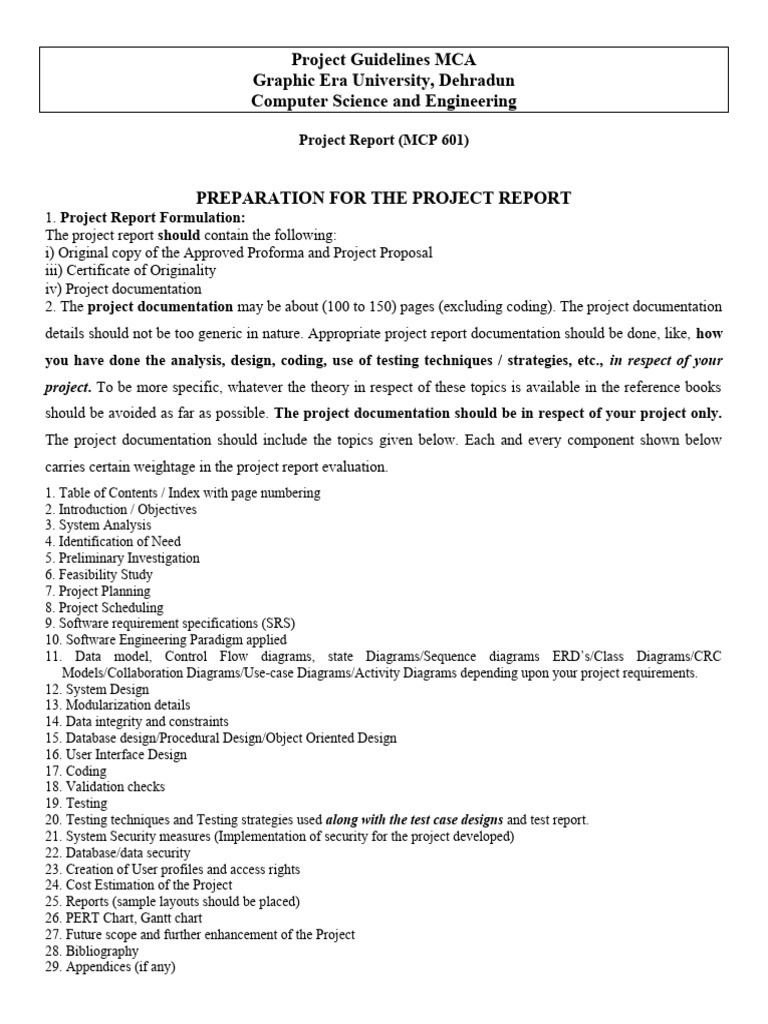 Project Guidelines 2 | Download Free PDF | Documentation | Computer Science