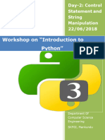 Python Workshop-Day2
