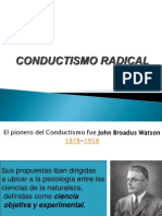 Tema 6. Abril Modelo Conductismo Radical