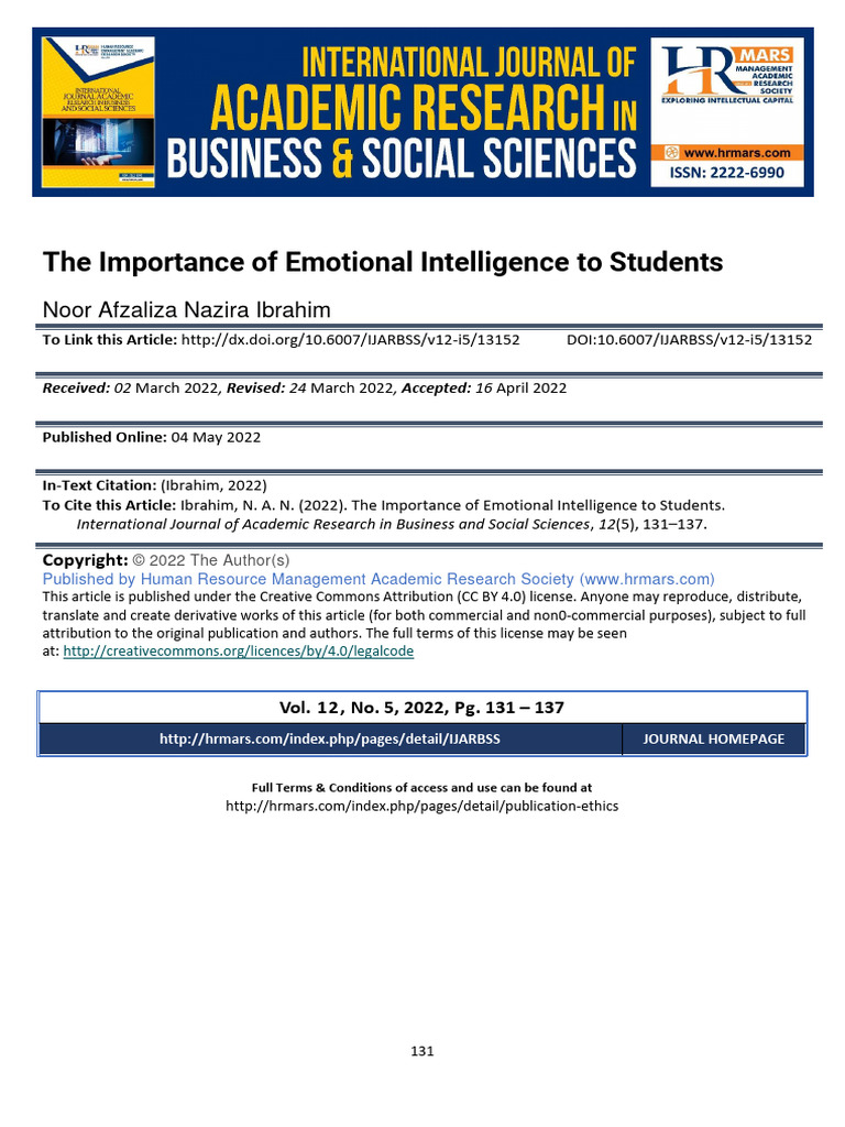 The Importance of Emotional Intelligence To Students 19mtv7jr | PDF ...