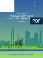 Scoping study on Decarbonization Cement SDPI