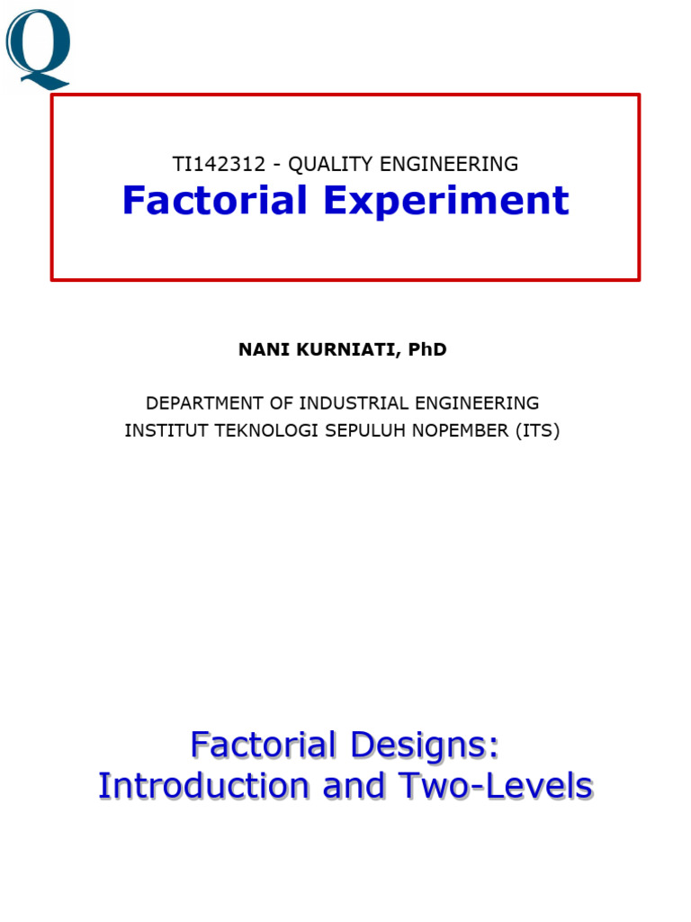 3a. Factorial Experiment | PDF | Regression Analysis | Analysis Of Variance