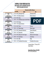 Jadwal Mapel Us 2023