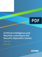 Artificial Intelligence and Machine Learning in The Security Operations Center Overview