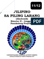 Filipino11-12 q2 CLAS3 PanukalangProyektoV3 - JOSEPH AURELLO