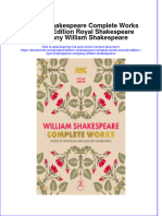 Full Ebook of William Shakespeare Complete Works Second Edition Royal Shakespeare Company William Shakespeare Online PDF All Chapter