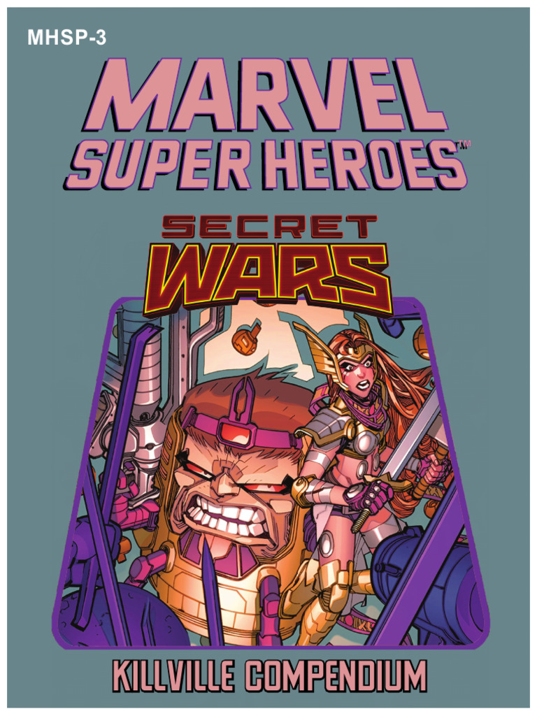Killville Compendium for Marvel RPG | PDF | Marvel Comics | Marvel ...