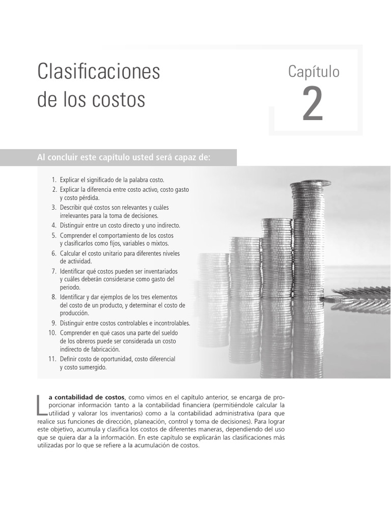 Clasificación y Análisis de Costos | PDF | Costo | Business