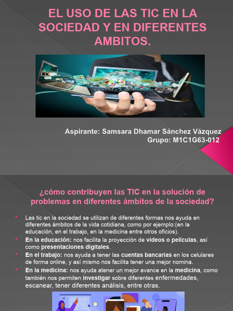 Impacto de las TIC en la Sociedad | PDF | Tecnología de información y ...
