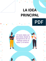 Tema-1-La Idea Principal-Ideas Secundarias