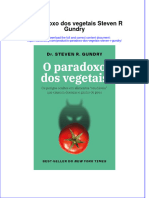 Full Download O Paradoxo Dos Vegetais Steven R Gundry Online Full Chapter PDF