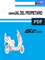 Manual Daelim S2 125 Fi Copiar