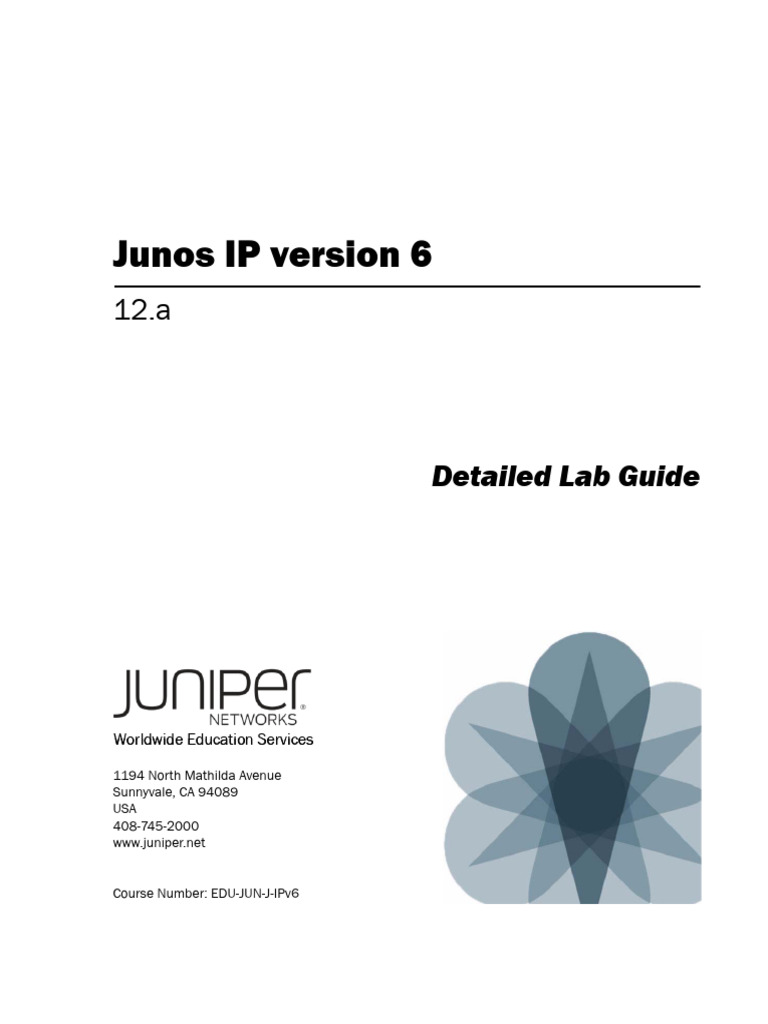 J-IPv6 12.a-R LGD | PDF | I Pv6 | Command Line Interface