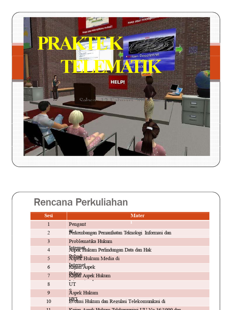 Hukum Telematika dan Perkembangannya | PDF