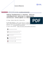 Taming Frankenstein s monster  Ethical considerations relating to generative artificial intelligence in education with sections excluded-1