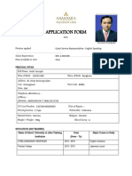 Anantara Application Form