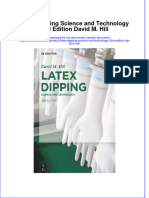 Full Ebook of Latex Dipping Science and Technology 2Nd Edition David M Hill Online PDF All Chapter