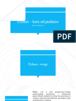 Python Kurs Od Podstaw