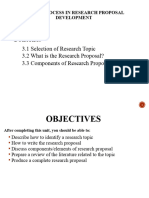 Unit 3 Process in Research Proposal Development 
