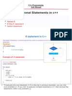 Section (3) If - For